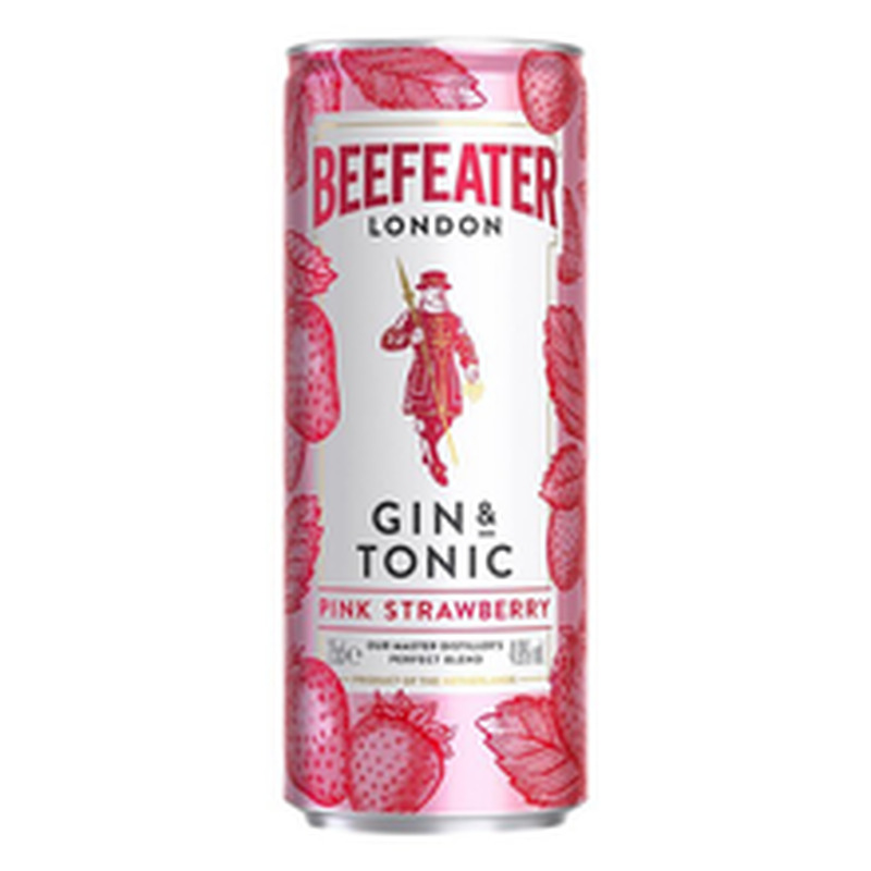 Beefeater Pink Strawberry Gin&Tonic 4,9%vol 250ml