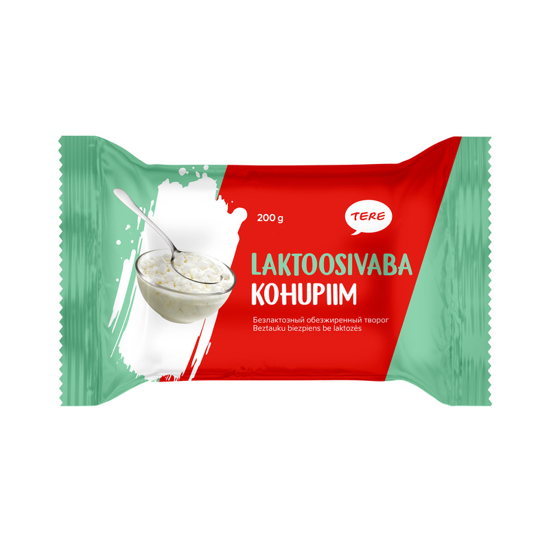 Kohupiim laktoosivaba, TERE, 200 g