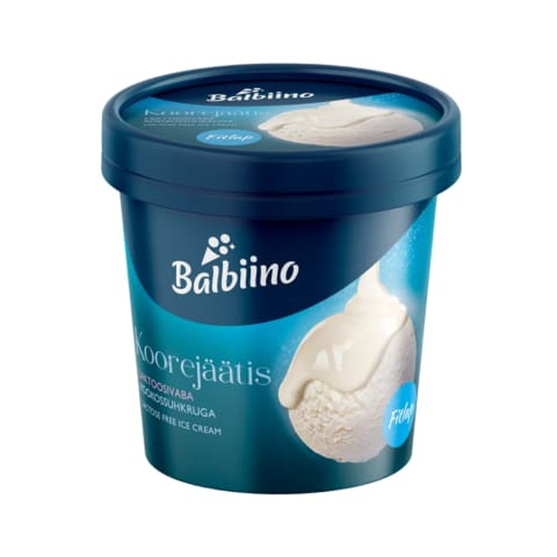 Koorejäätis Balbiino Fitlap laktoosivaba 0,5l/270g