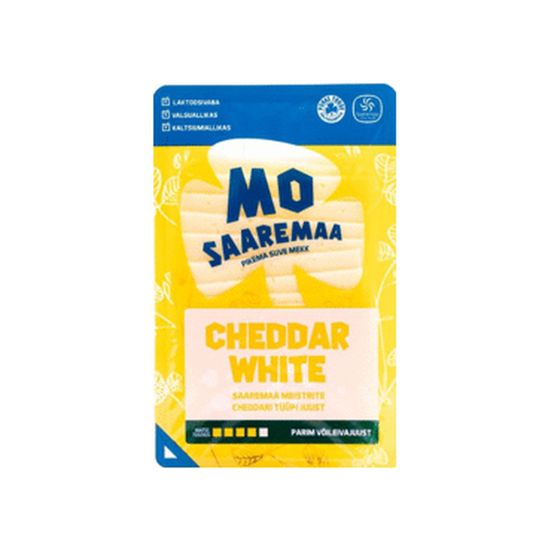 Juust CheddarWhiteMO SAAREMAA viil.,150g