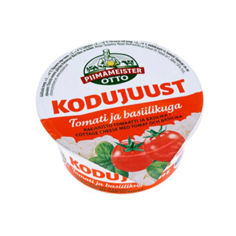 Kodujuust OTTO tomati-basiilikuga, 220g