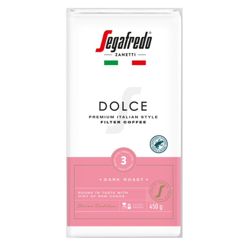 Kohv jahvatatud Segafredo Dolce 450g