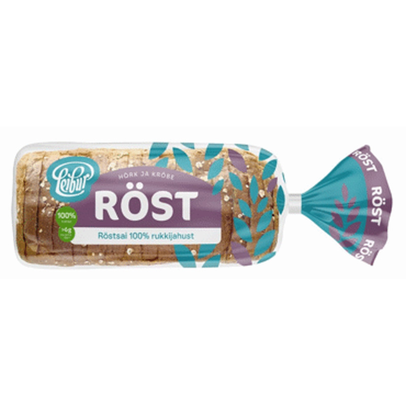 Röst 100% rukkijahu LEIBUR 550g