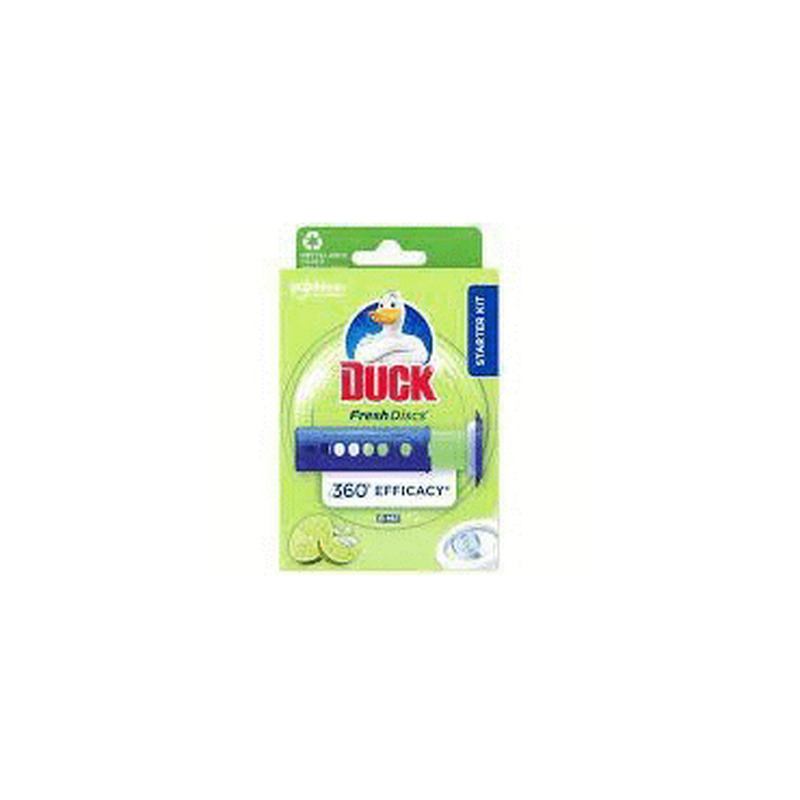 WC geel DUCK Fresh Discs lime 36ml