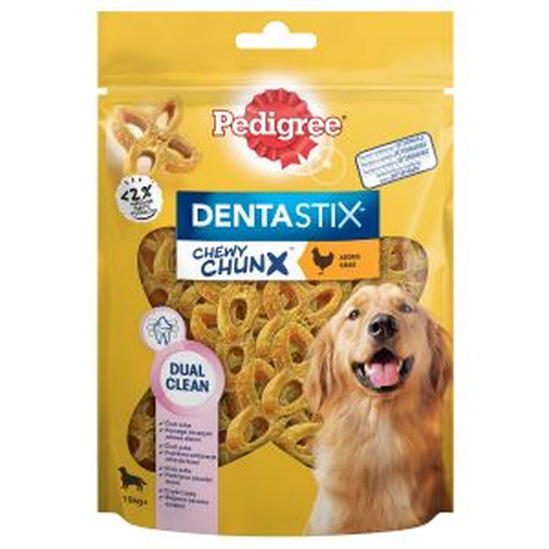 Närimismaius Dentastix Maxi kanamaitseline, PEDIGREE, 68 g