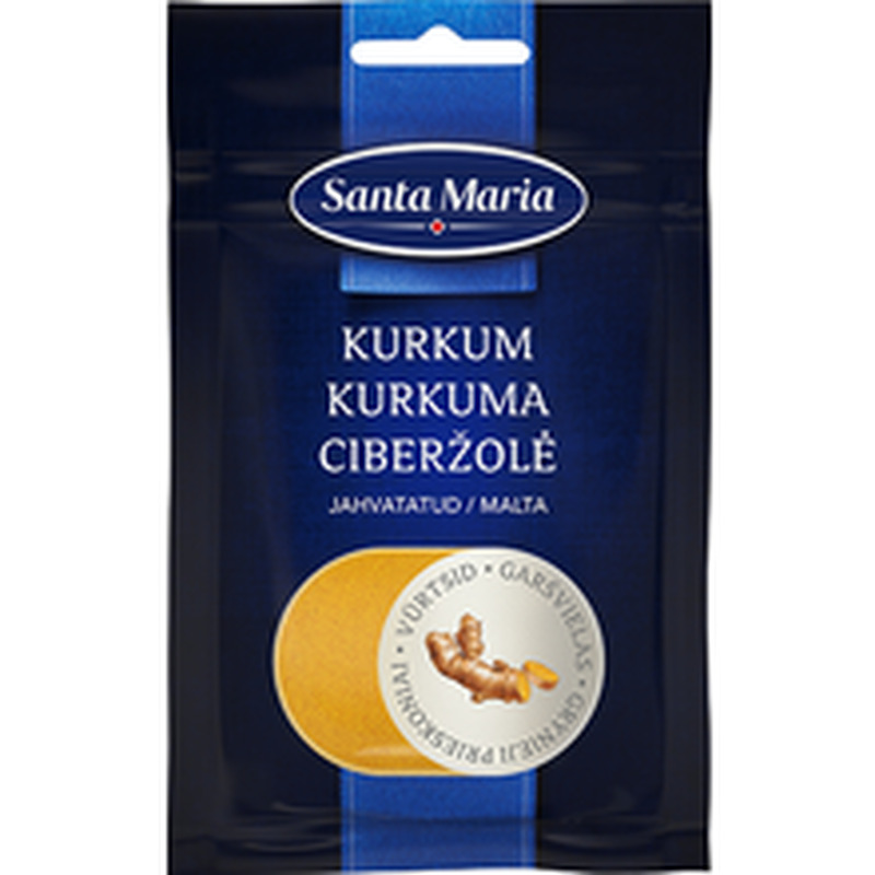 Kurkum jahvatatud, SANTA MARIA, 20 g