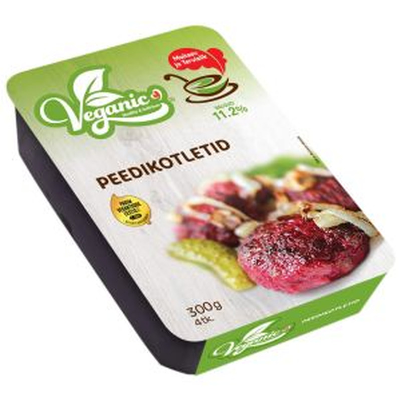 Vegan peedikotletid, UVIC, 300 g