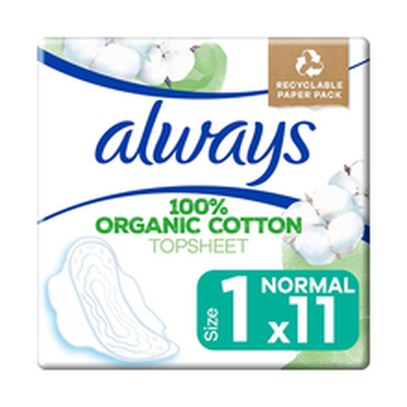 Always cotton protection hügieeniside normal 11tk