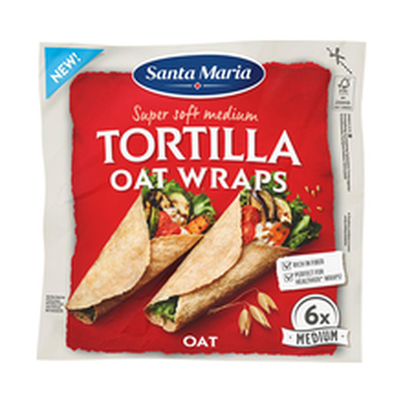 Santa Maria kaerajahu tortillad, 6 tk, 240 g