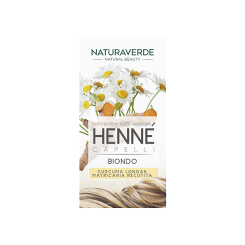 Juuksevärv henna NATURAVERDE blond 100g