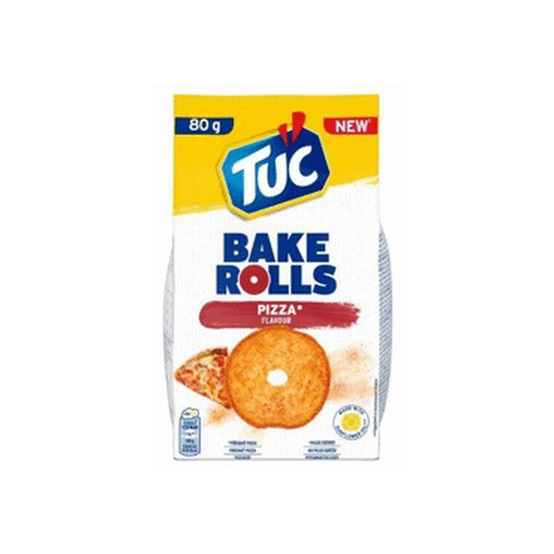 Leivakrõpsud Bake rolls pizza TUC 80g