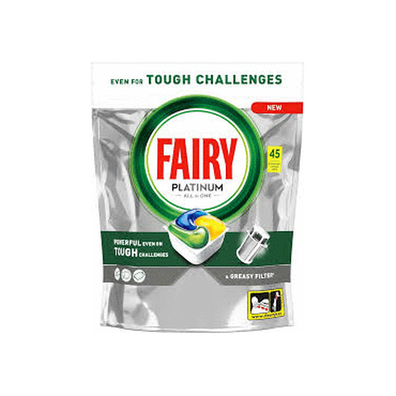 Kapslid FAIRY Platinum Lemon 45tk