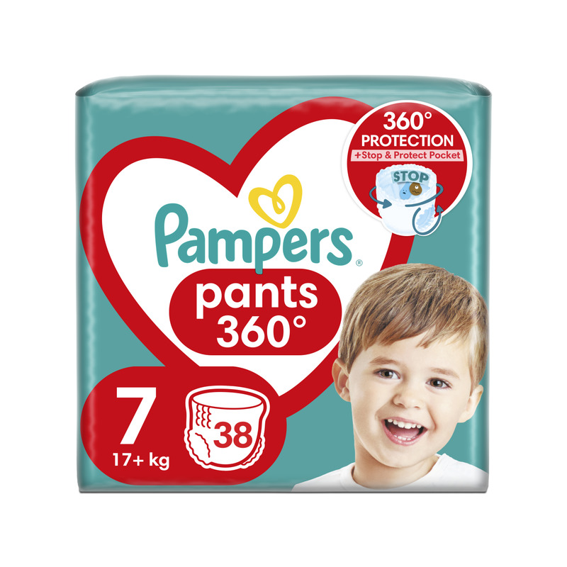 KAST 3 tk! Pampers Pants Püksmähkmed, Suurus 7, 38 Mähet, 17kg+