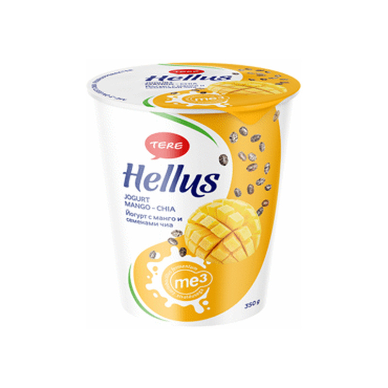 Jogurt TERE Hellus mango-chia seem.,350g