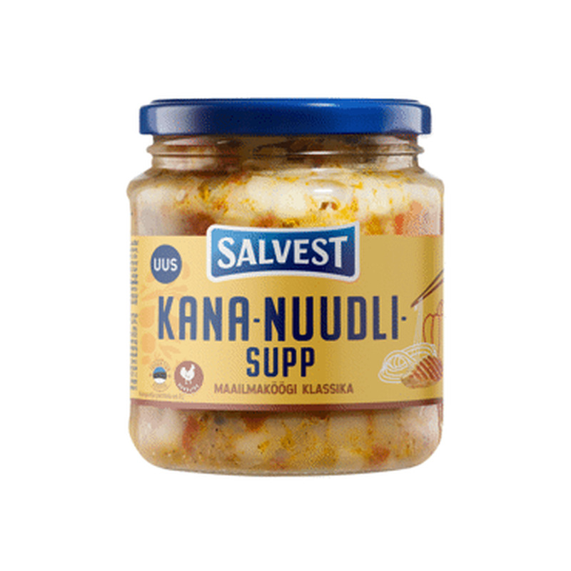 Kana-nuudlisupp SALVEST 530g