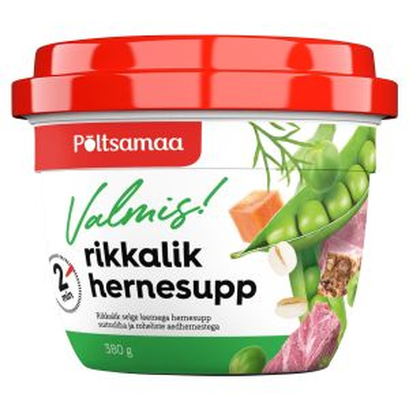 KASTIPAKKUMINE – Põltsamaa Valmis! Rikkalik hernesupp 380g x 6tk