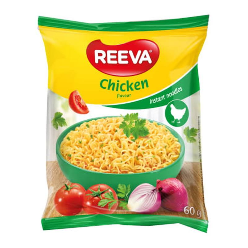 Kiirnuudlid kanalihamaitselised, REEVA, 60 g