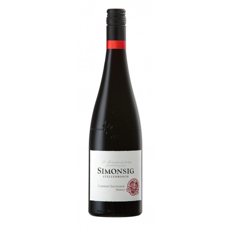 KAST 6 tk! Simonsig Cabernet Sauvignon/Shiraz 2020 75 cl 14%