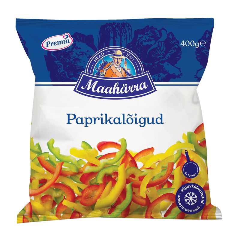 Maahärra paprikalõigud (kolm värvi), MAAHÄRRA, 400 g