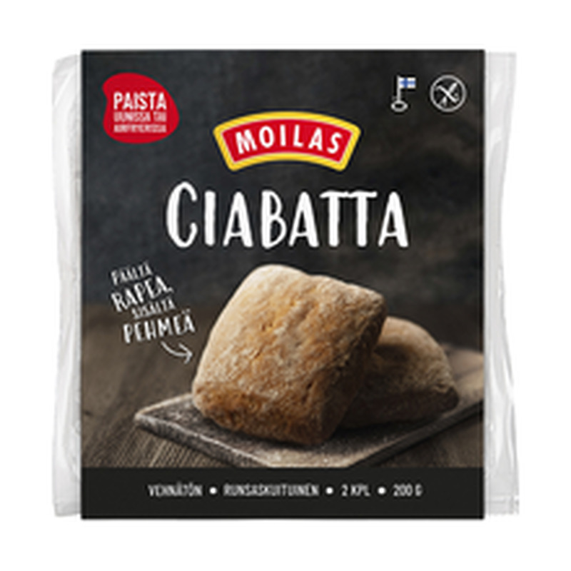 Gluteenivaba ciabatta 200 g