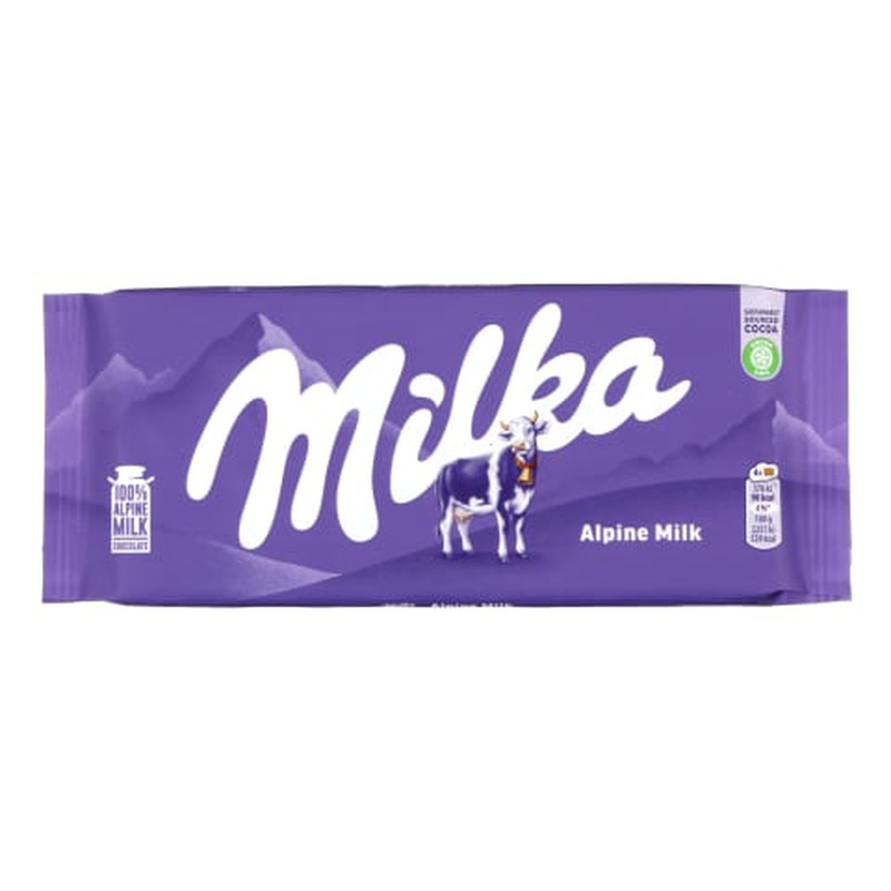 Piimašokolaad, MILKA, 100 g