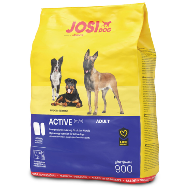 Koeratoit kuiv Josera Premium JosiDog Active 900 g