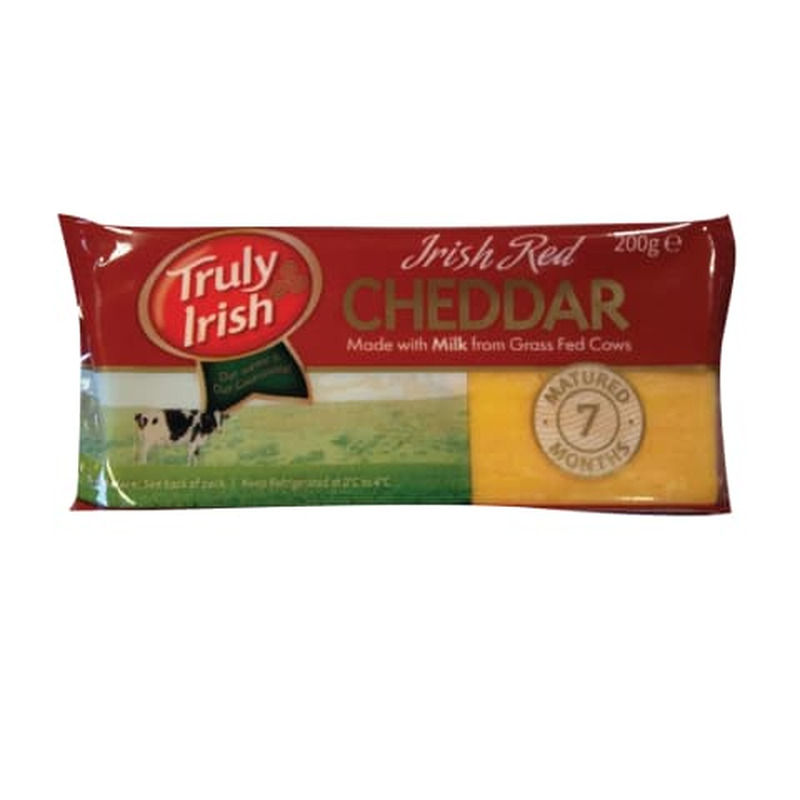 Juust punane Cheddar Truly Irish 200g