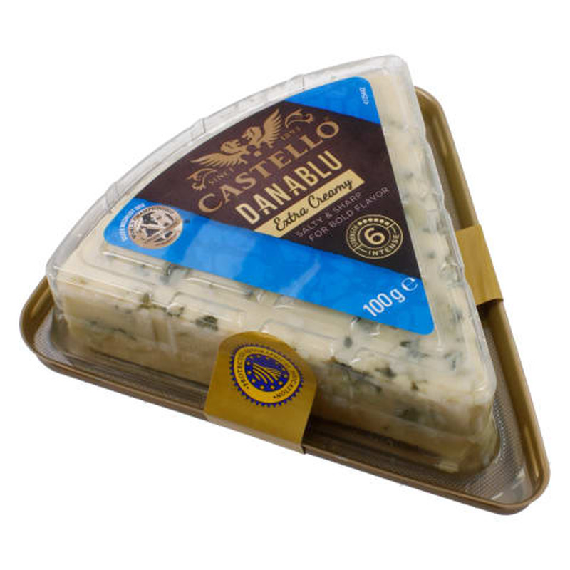 Sinihallitusjuust Castello Danish Blue Creamy 100g