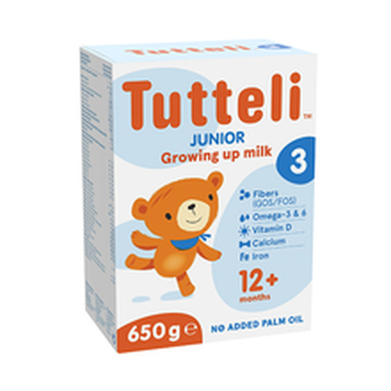 Tutteli 3 Junior piimajook alates 12 kuust, 650g