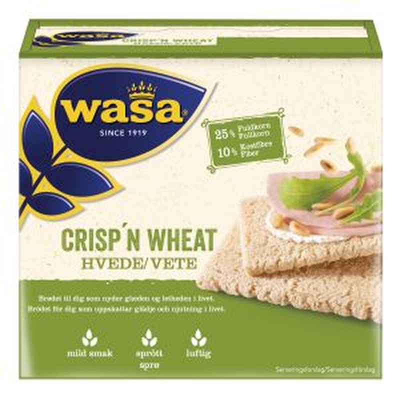 Wasa Crispn Wheat näkileib 110g