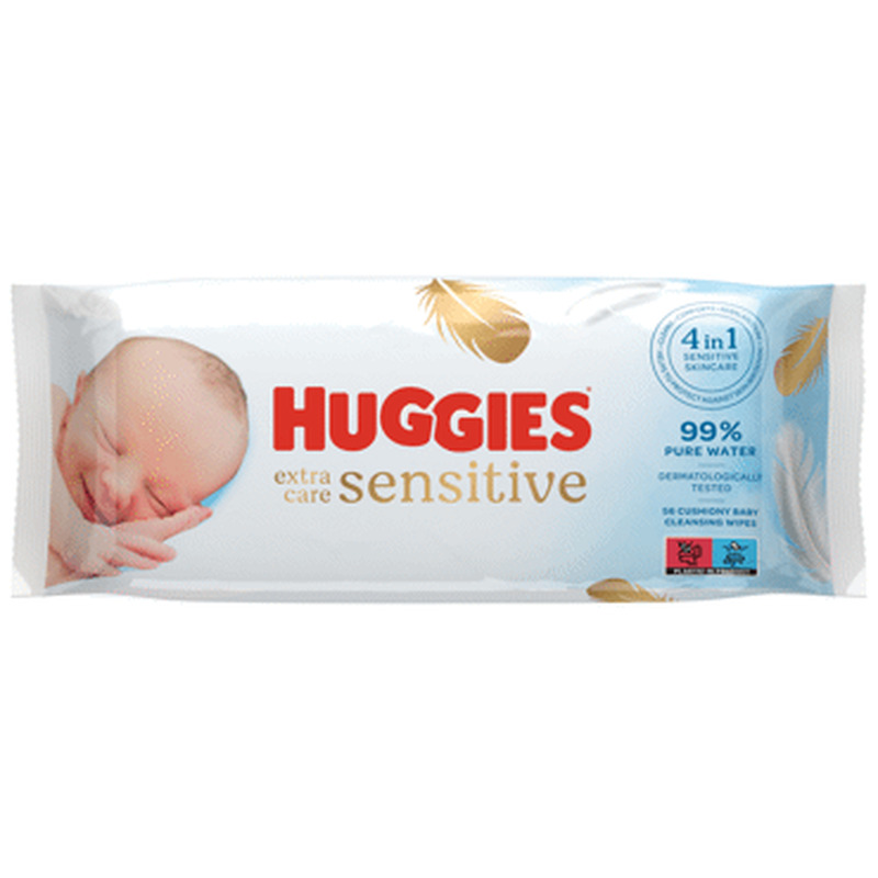 Niisk.salvr.HUGGIES Sensitive Extra 56tk