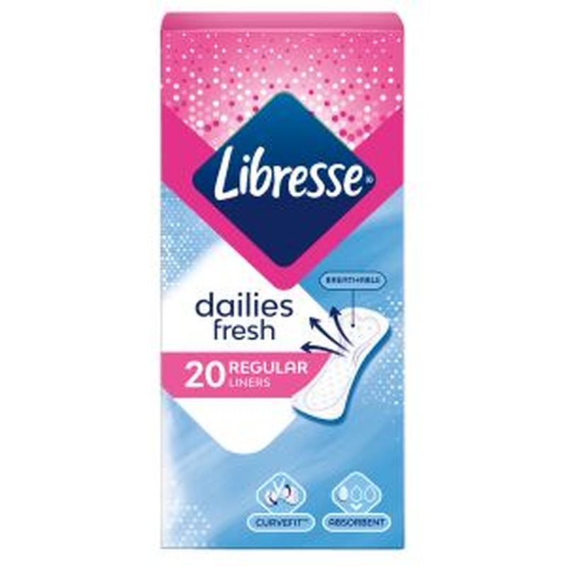 Libresse Dailies Fresh Regular pesukaitse 20tk