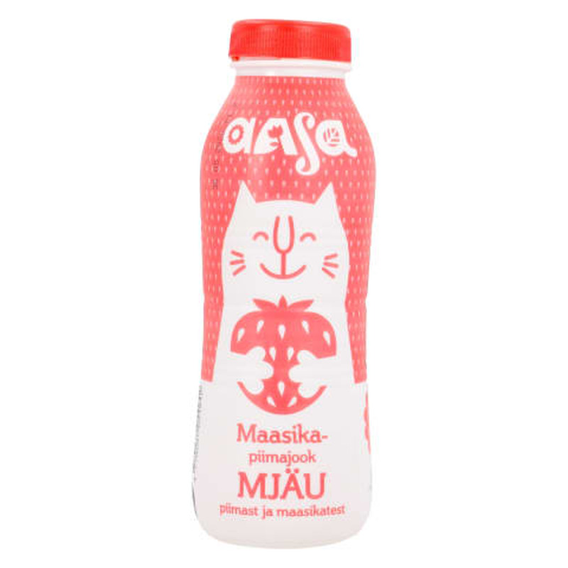 Piimajook maasika Aasa 450ml