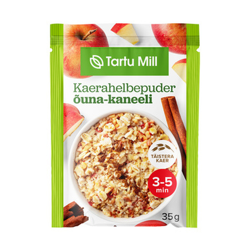 TARTU MILL Kaerahelbepuder õuna-kaneeli 35g