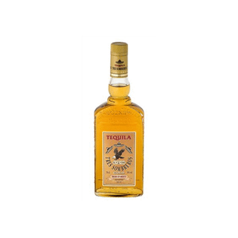 Muu piir.jook TRES SOMBREROS Gold38%0.7l