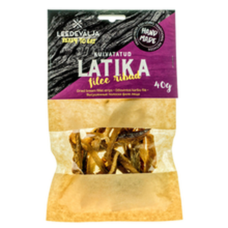 Latikafilee ribad, kuivatatud 40 g