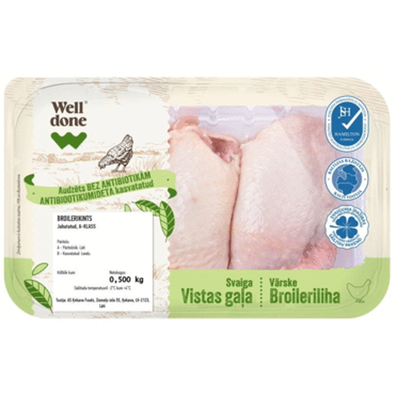 Broilerikints WELL DONE ABta,500g