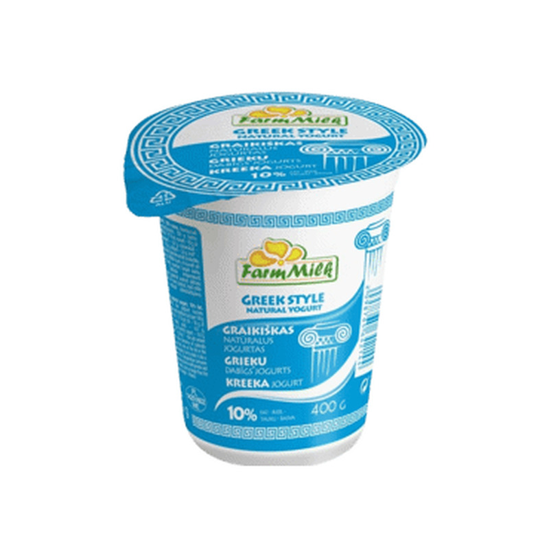 Kreeka jogurt FARM MILK natur.10%,400g