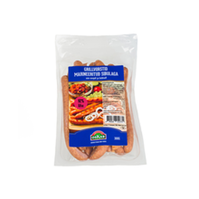 Grillvorstid, marineeritud sibulaga, OSKAR, 300 g