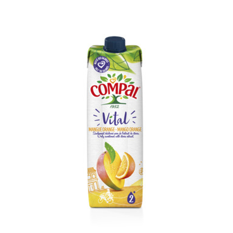 Mango-apelsininektar, COMPAL, 1 L