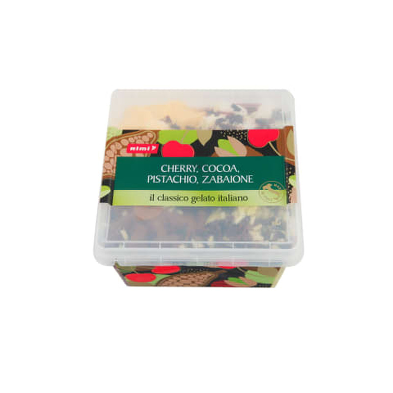 Jäätis Spagnola-Zabaglione-kakao-pistaatsia Rimi 2l/1kg