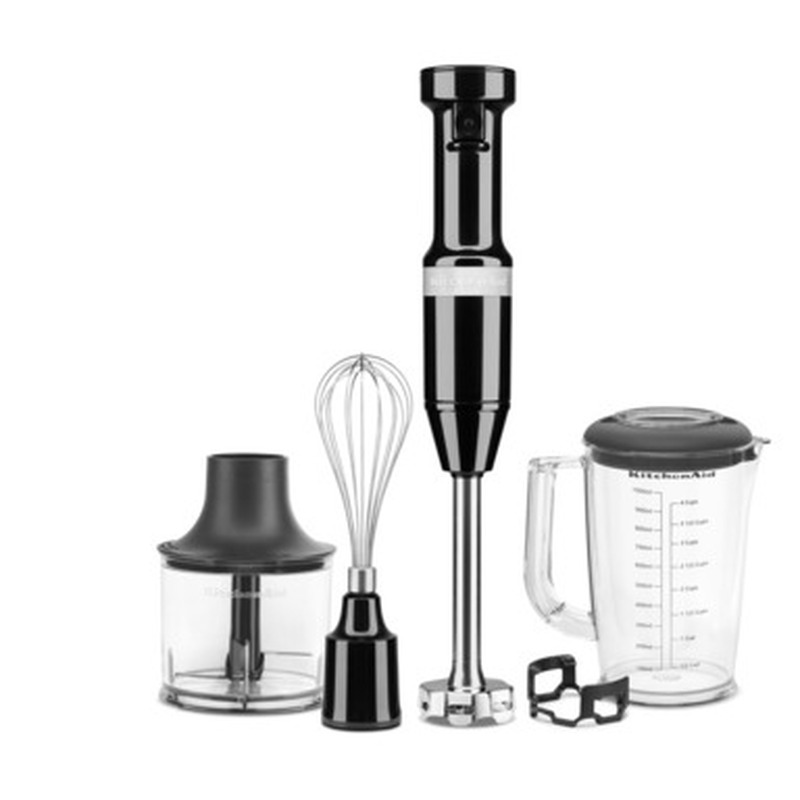 KitchenAid Saumikser must (+vispel ja hakkija komplekt)