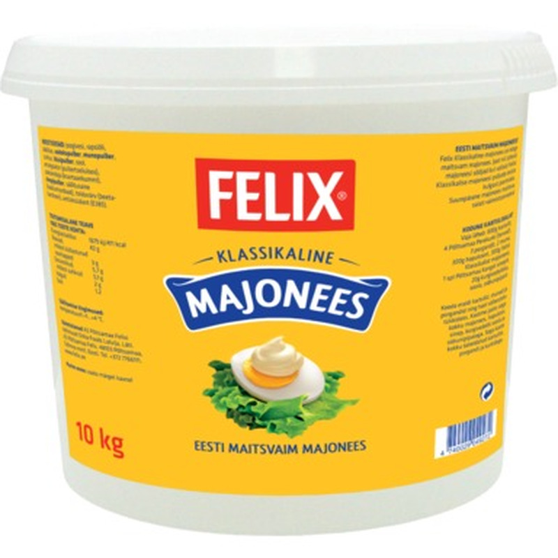 FELIX Klassikaline majonees 42% 10kg (ämber)