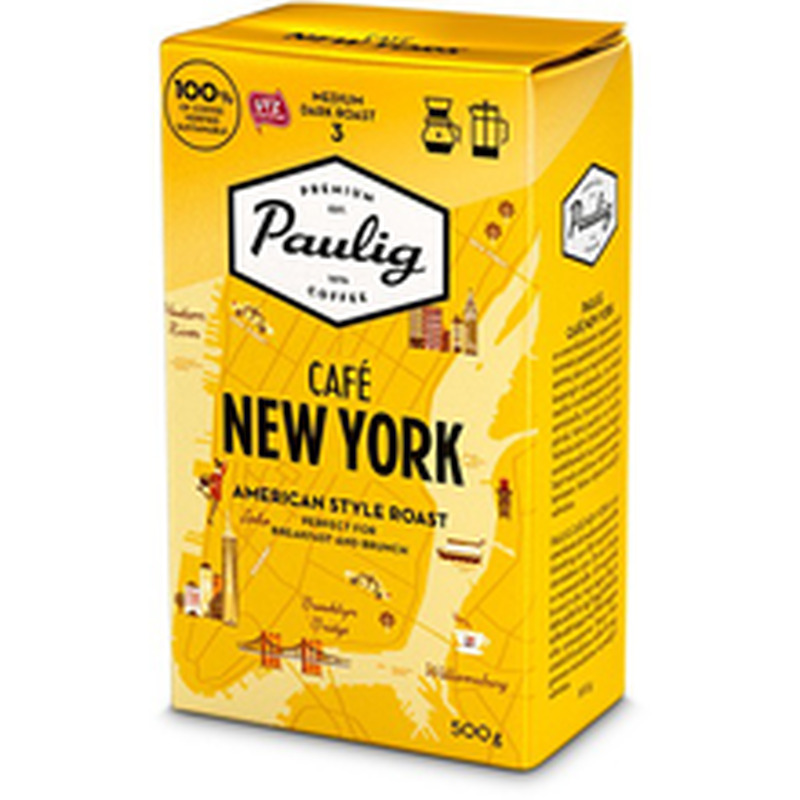 Filtri- ja presskannukohv New York 500 g