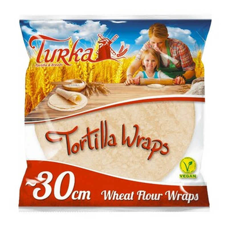 TURKA Tortilla 30cm 1,44kg (18tk) vegan