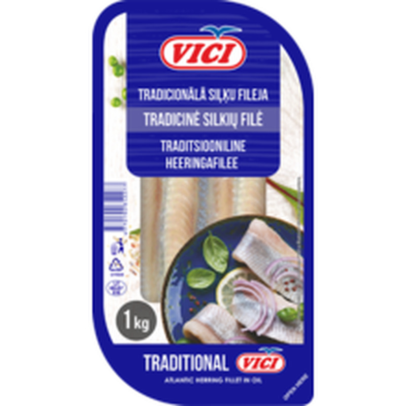 Heeringafilee traditsiooniline, VICI, 1 kg