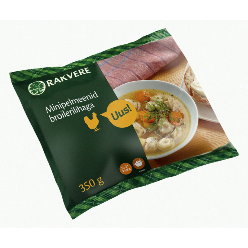 Minipelmeenid broilerilihaga, RAKVERE, 350 g