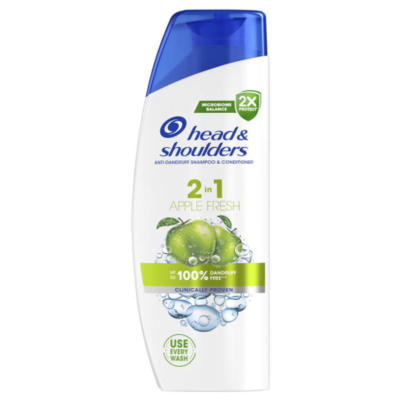 Šampoon Head&Shoulders Apple 2in1 330ml