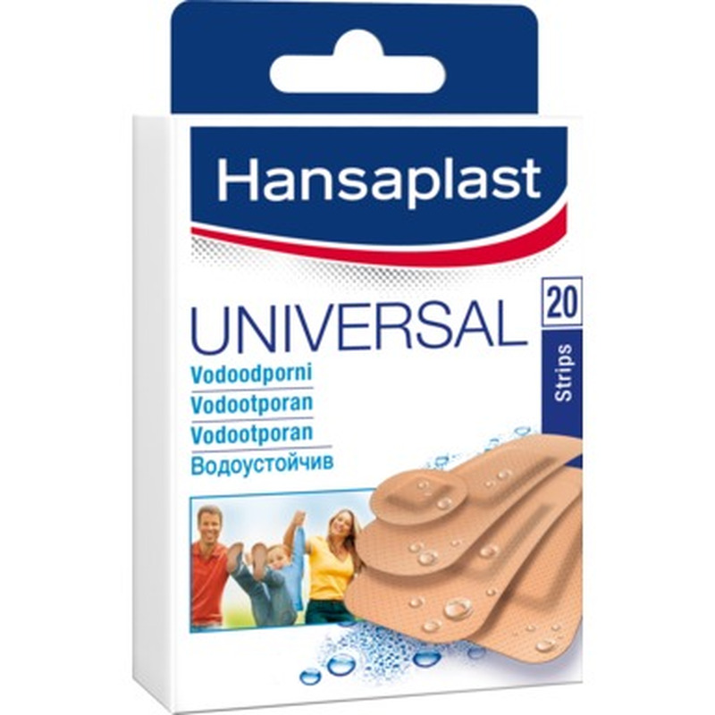 Plaastrid, universaalsed, HANSAPLAST, 20 tk