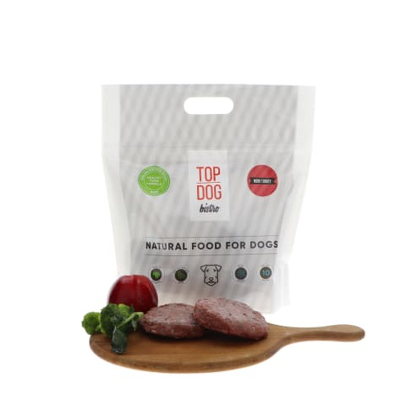 Koeratoit Top Dog külmutatud Türgi kalkun 1,6kg